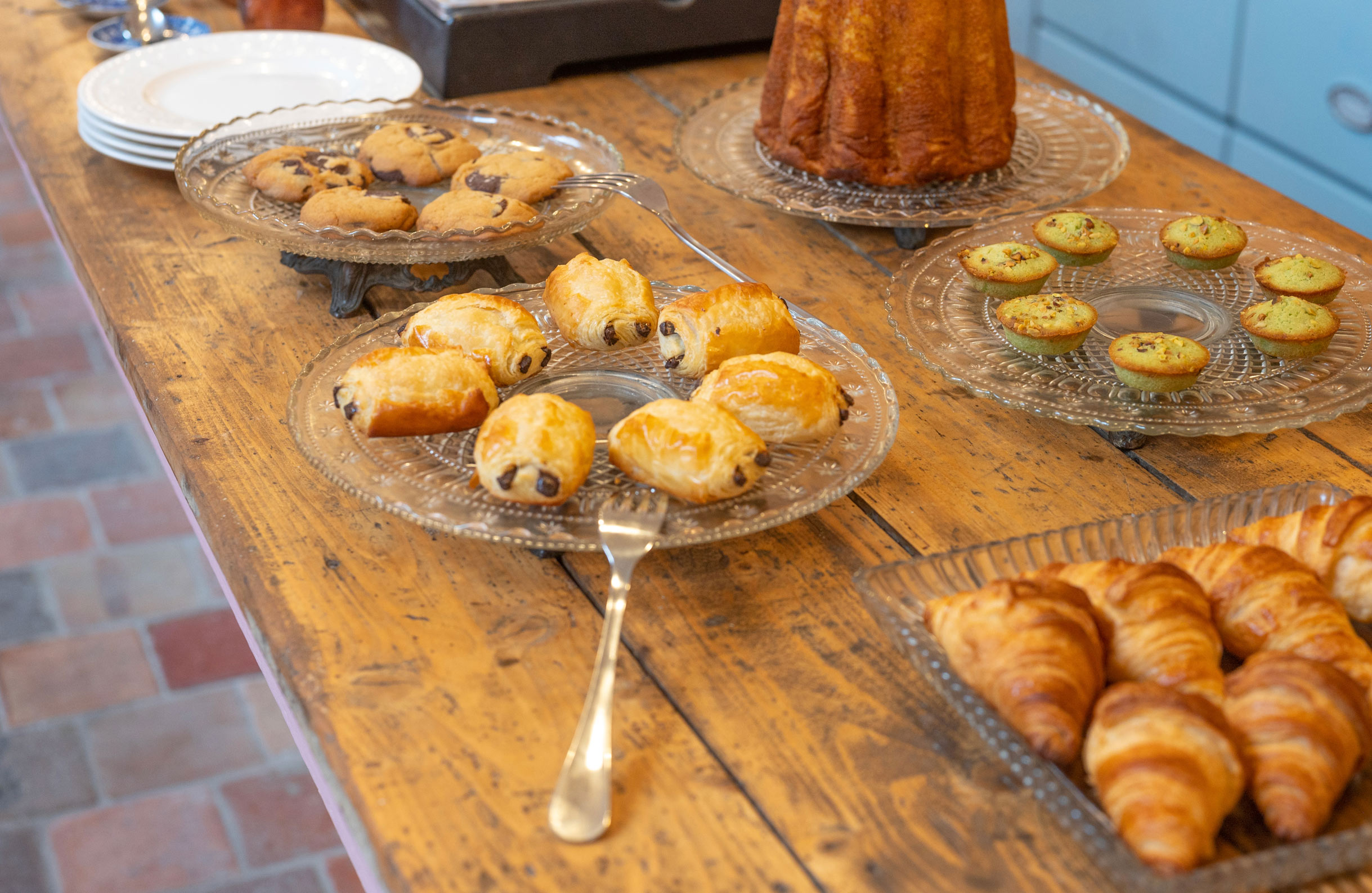 100% homemade breakfast at Les Myrrhophores luxury B&B 