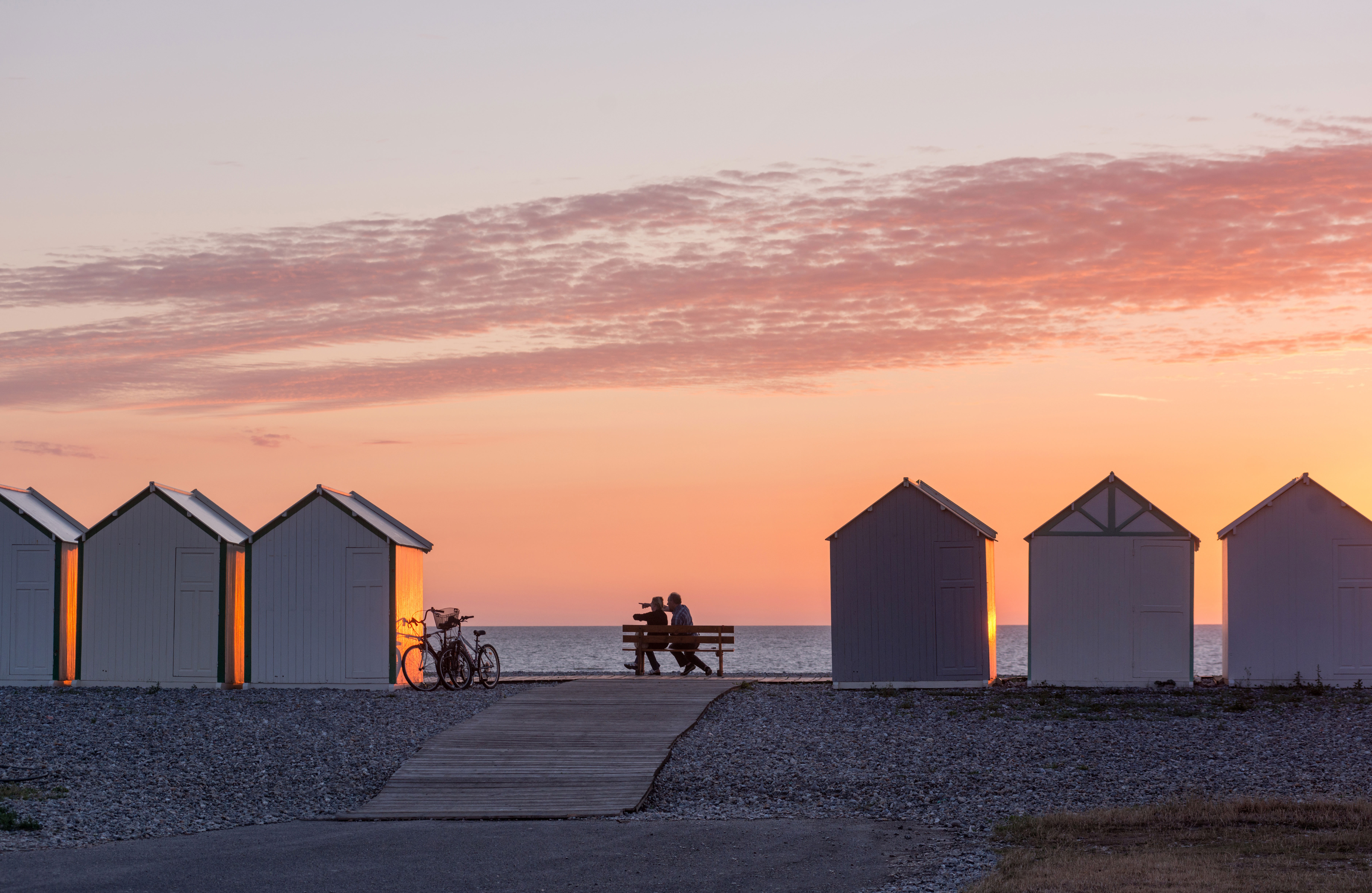 Quality time on the glorious shingle beach at Cayeux sur Mer