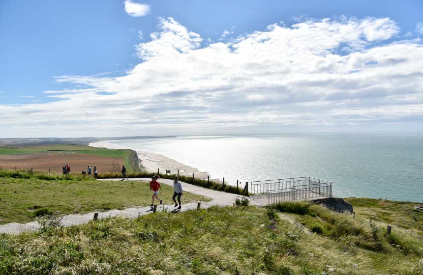 Energise along the Opal Coast near Cap Gris Nez cliffs (super easy by bike!)