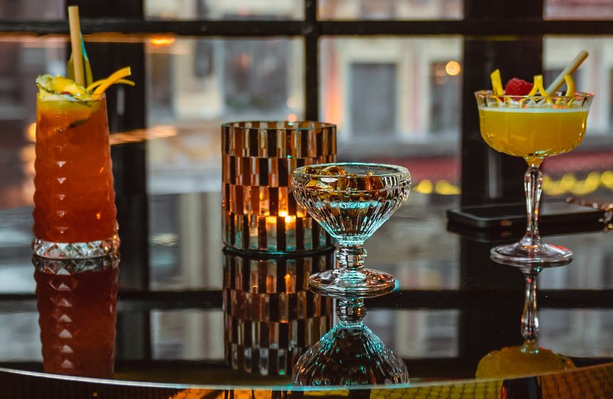Enjoy a delicious cocktail at The View Bar offering one of the most beautiful views in Lille!