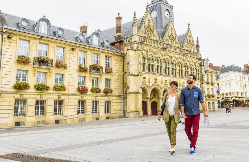 The Grand'Place in Saint-Quentin, an Art Deco city