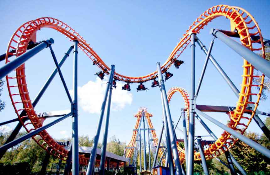 Thrill-seekers are in their element at ‘Bagatelle’ theme park, just a 30-minute drive from Villa des Groseilliers