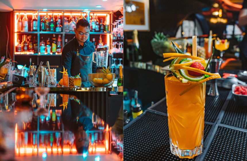 Enjoy a delicious cocktail at The View Bar offering one of the most beautiful views in Lille! 
