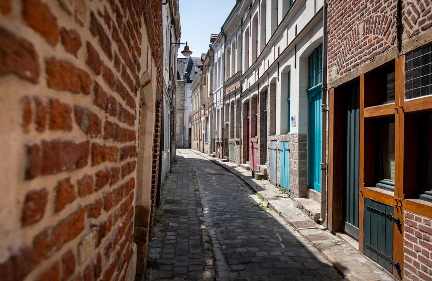 Explore pretty, cobbled streets in Valenciennes