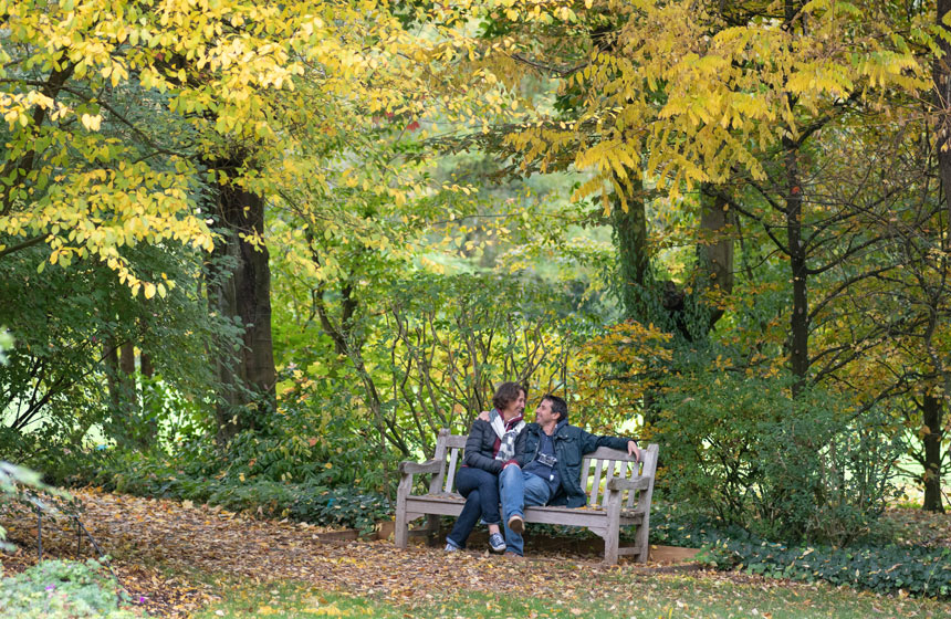 Abbaye-de-Valloires, known for its stunning gardens, is just 20 minutes' drive from La Plonplonière