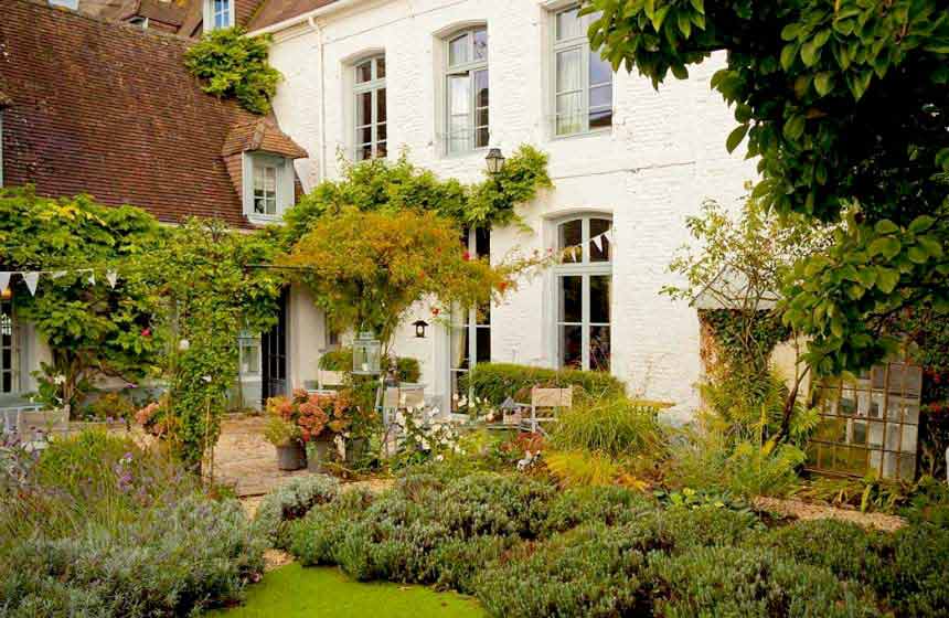 View of the garden Maison 76, Montreuil-sur-Mer, Hauts de France