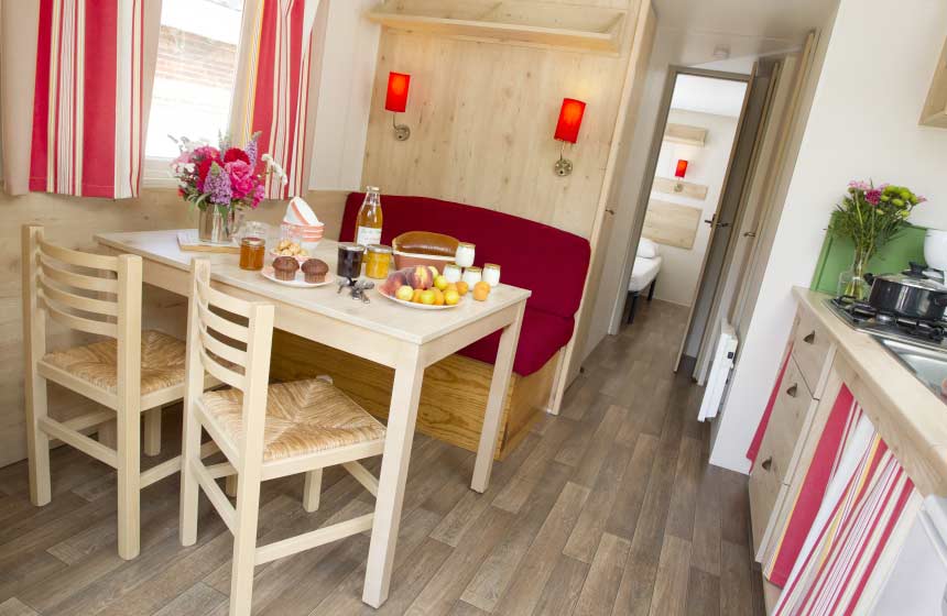 The comfortable interior of your accommodation at Domaine du Lieu Dieu in Hauts de France