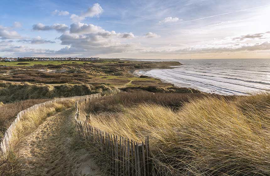 Dunes not far from Ambleteuse