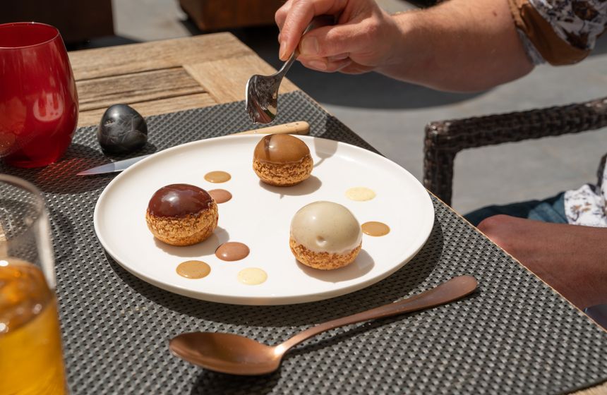You must taste our signature dish - the delicious choux dessert!