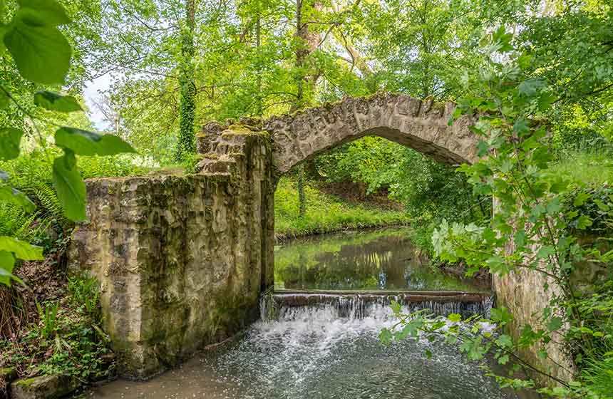 Nature meets history in the park surrounding Chateau d'Ermenonville