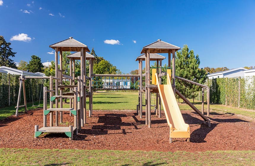 La Croix du Vieux Pont Homair campsite - Playground - Berny Rivière