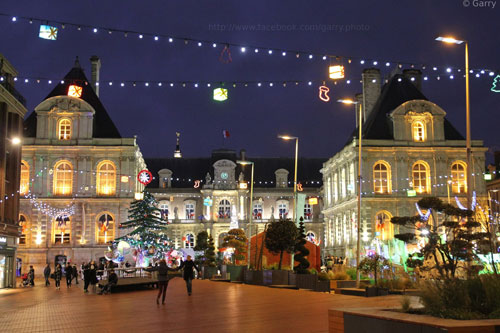French Christmas Market in Amiens - Northern France