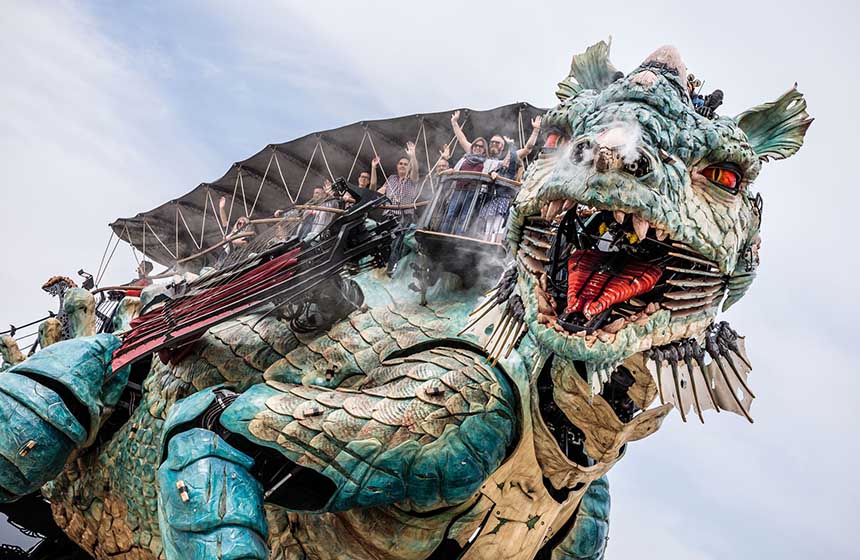 Seeing the Calais dragon in action will be a memory the children will never forget!