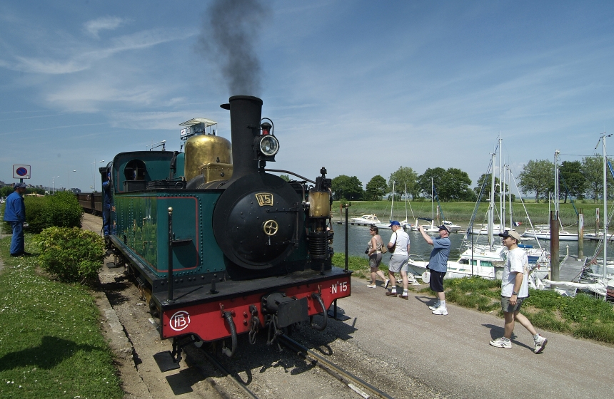 The Somme Bay steam train in Northern France