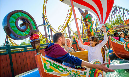 Family adventure at Park Asterix - theme amusement park in France - visit France