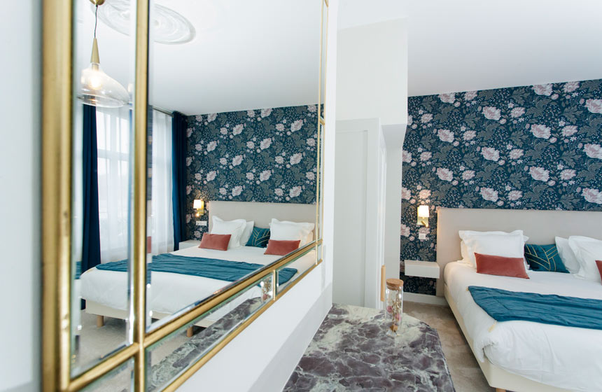 The luxury Juliette suite at Hotel Echappée en Baie in Saint Valery sur Somme