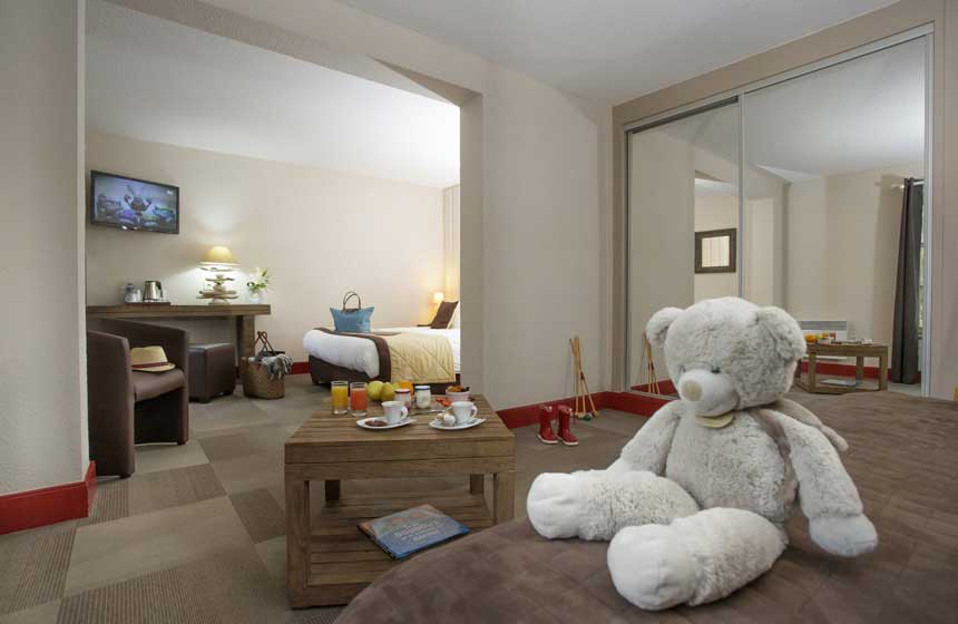 Superior family room at Hotel Le Cap Hornu, Northern France