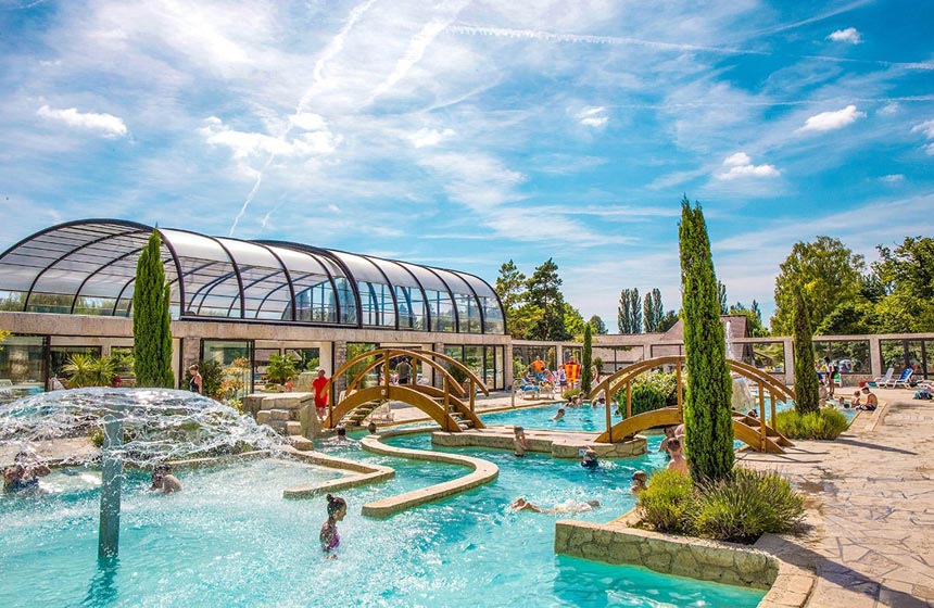 La Croix du Vieux Pont Homair campsite - Outdoor pool - Berny Rivière