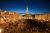 The stunning Flemish architecture in nearby Arras is a stunning sight at night