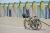 The colourful beach-huts in Malo. B&B Villa Samoa, Bray-Dunes, Northern France