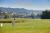 Between lake and forest this golf course is set in lush greenery