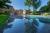 Enjoy a dip in Les Myrrhophores's outdoor heated pool