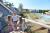 View of the pool of the villas, Domaine de Diane, Quend-Plage